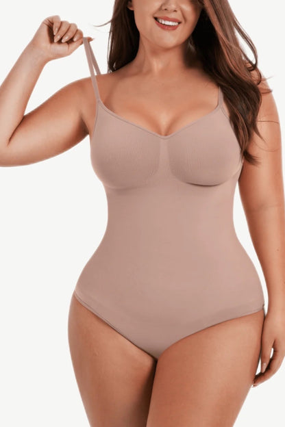 Seamless Shaping Cami Thong Bodysuit