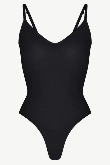 Seamless Shaping Cami Thong Bodysuit