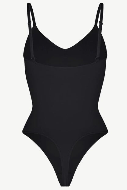 Seamless Shaping Cami Thong Bodysuit
