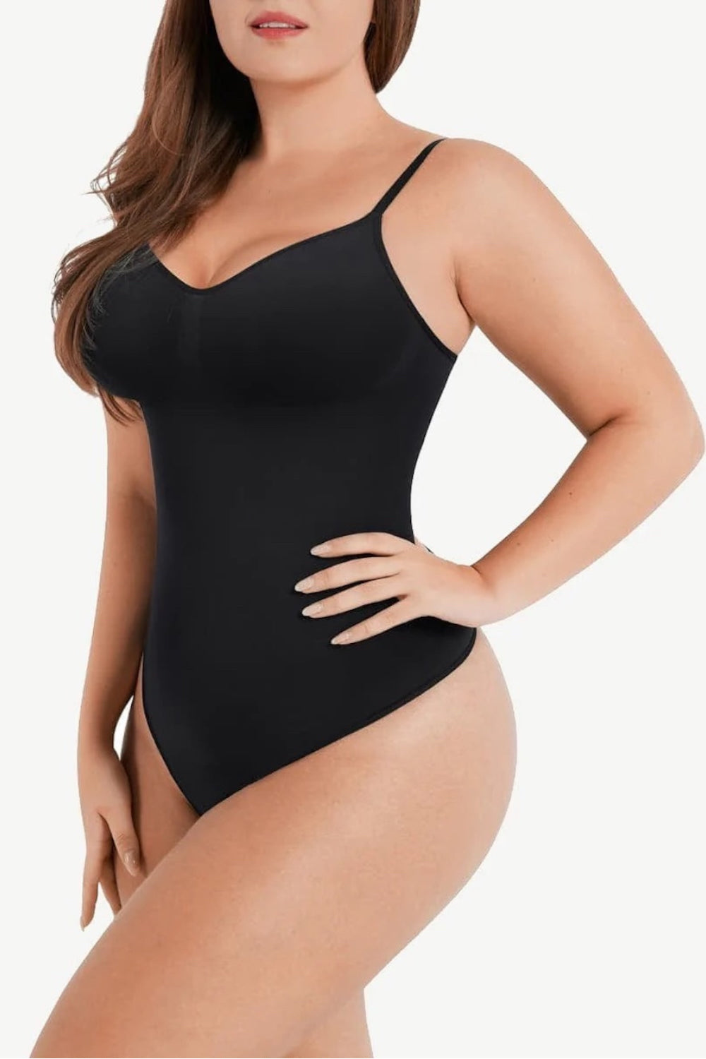 Seamless Shaping Cami Thong Bodysuit