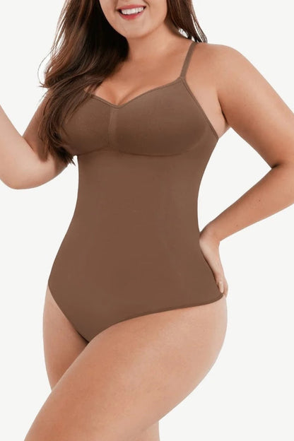 Seamless Shaping Cami Thong Bodysuit
