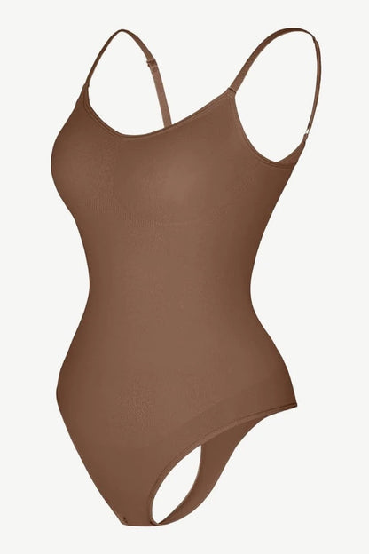 Seamless Shaping Cami Thong Bodysuit