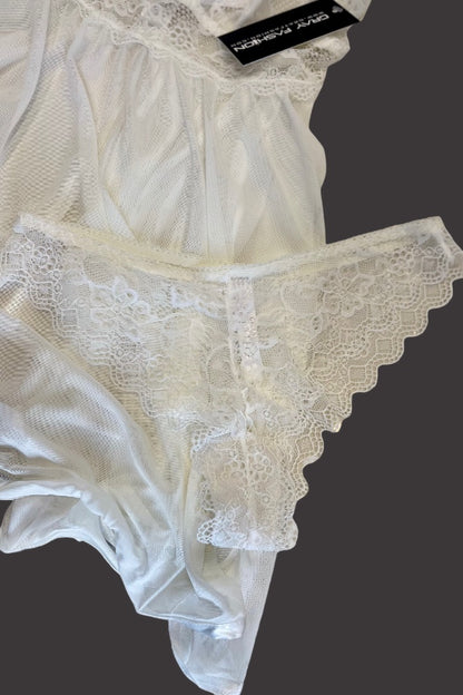 Bridal Lace Babydoll