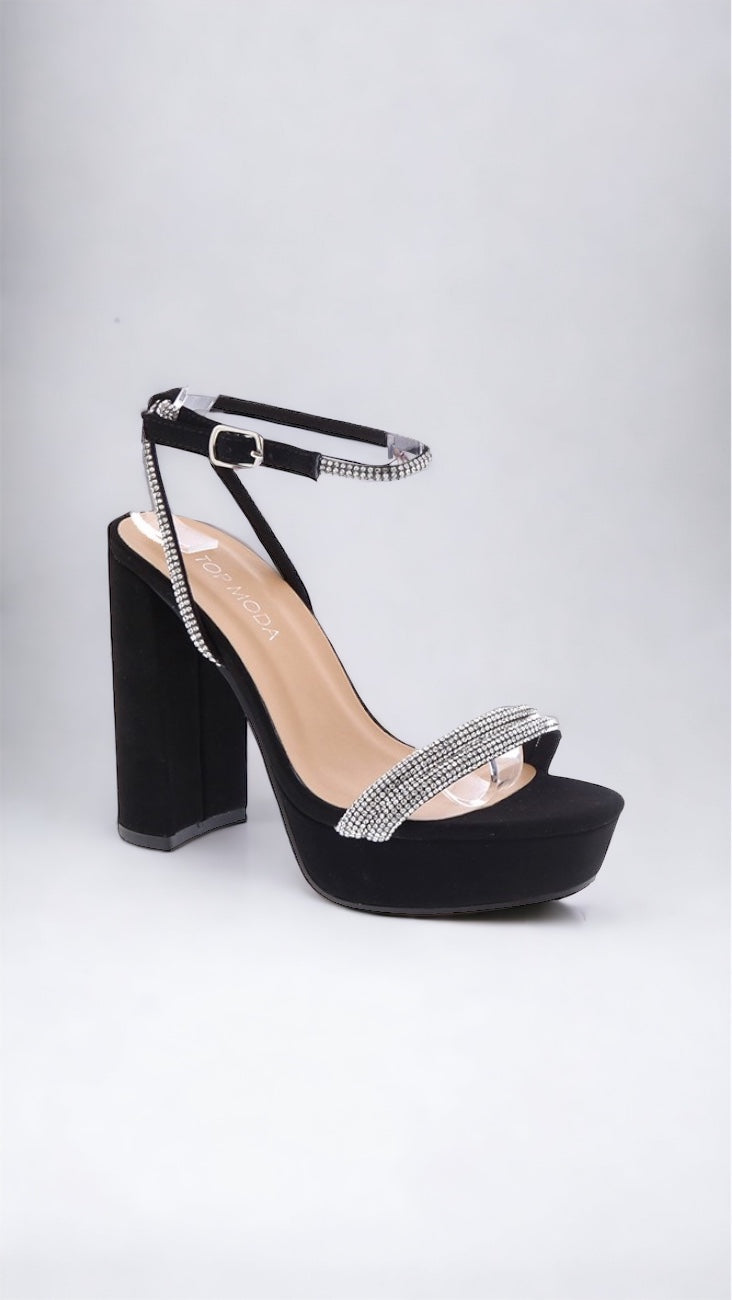 Strap-On platform Heel Sandal