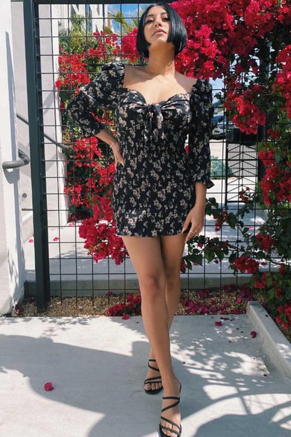 Down To Earth Smocked Dress
