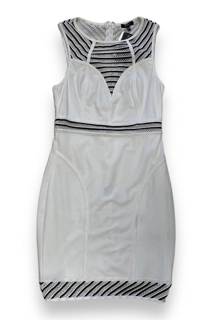 Fishnet Trim Sweetheart Dress