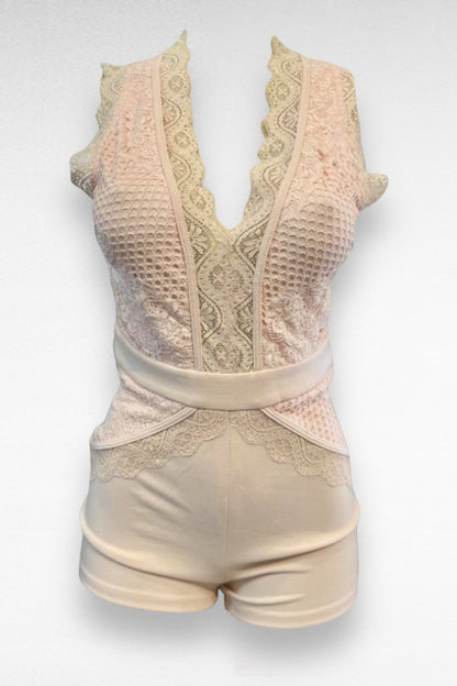 Royal Lace Romper