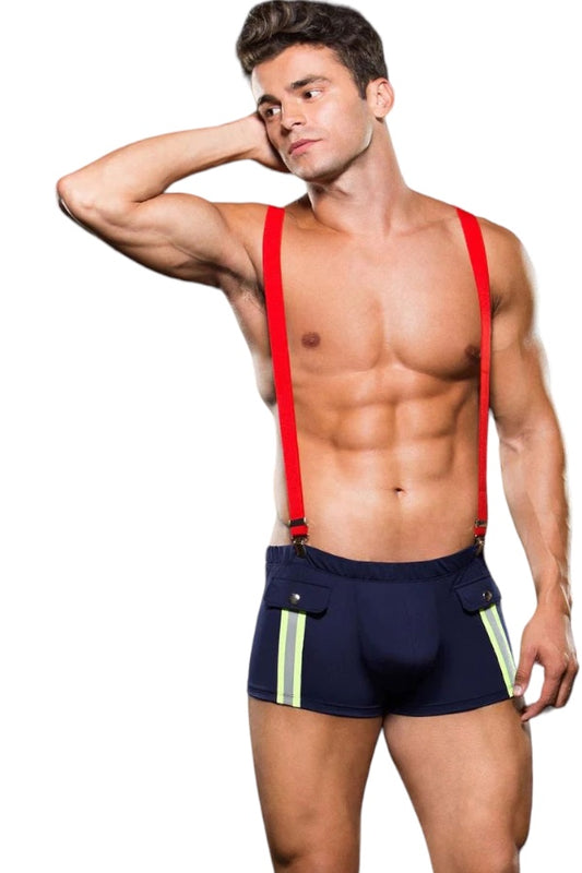 Fireman Bottom With Suspenders 2 Pc