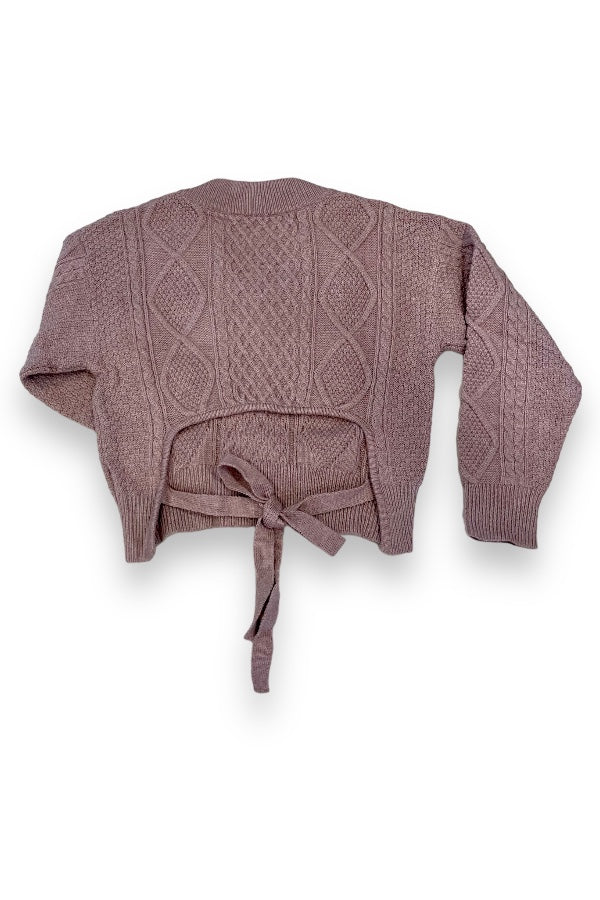 Knit Pattern Knit Sweater Top