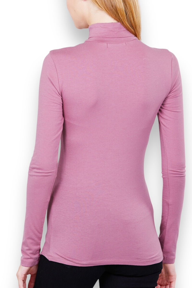 Long Sleeve Turtle Neck Top