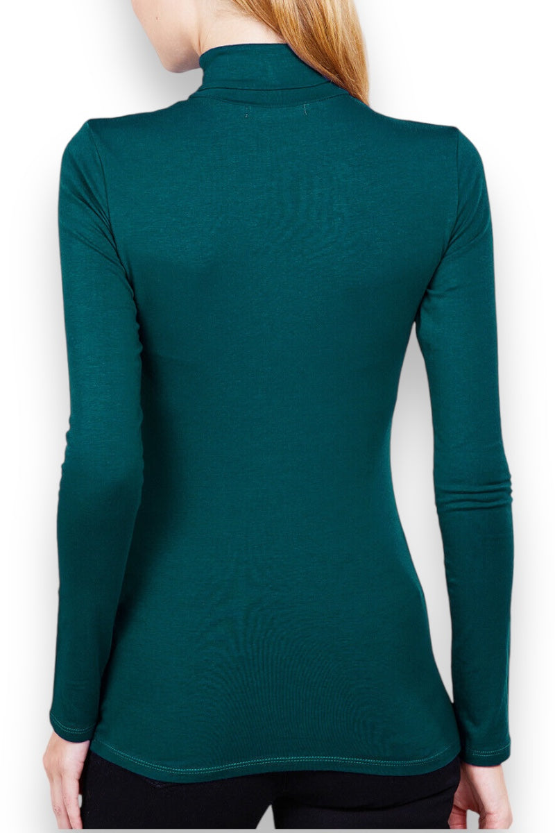 Long Sleeve Turtle Neck Top