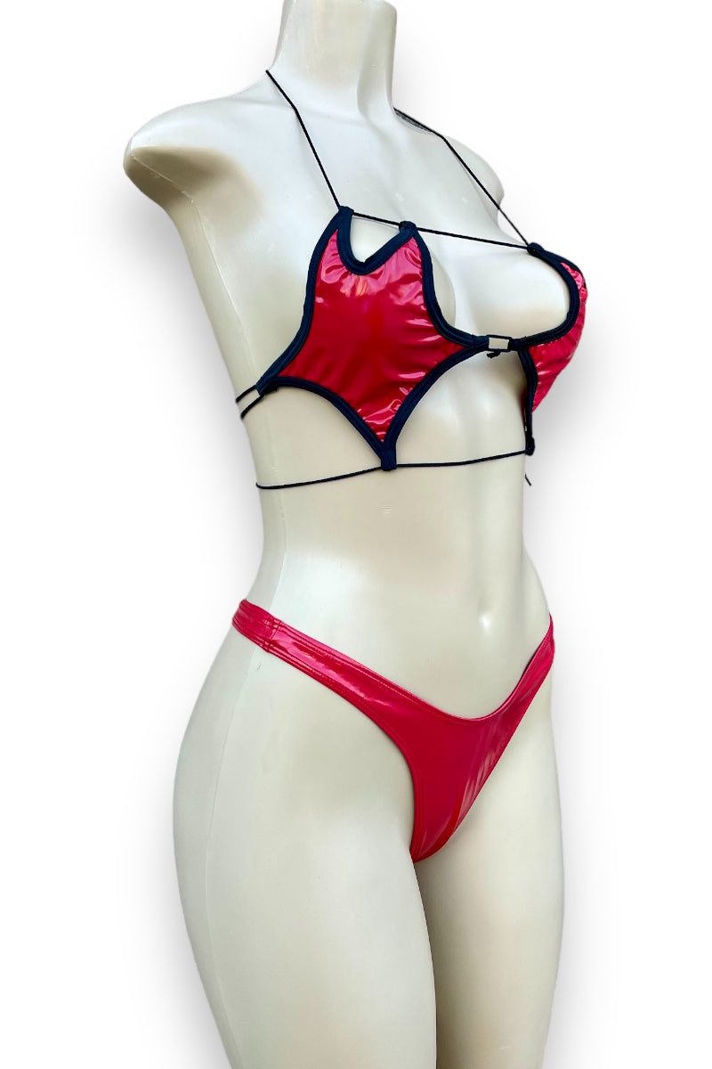 Stars Align Latex Strappy Set