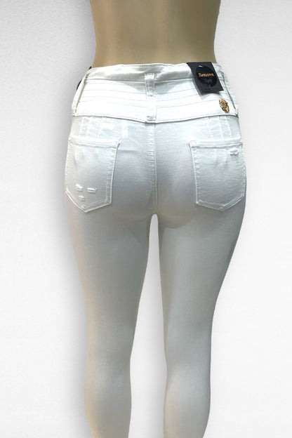 High Waist Ripped Jeans