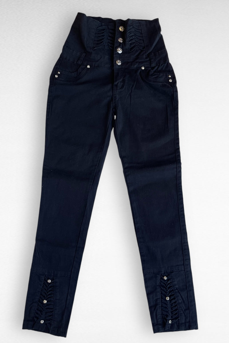 High Waist No Pocket Push Up Jeans