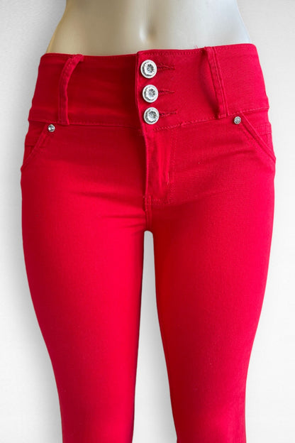 Studded Paradise Medium Rise Jeans