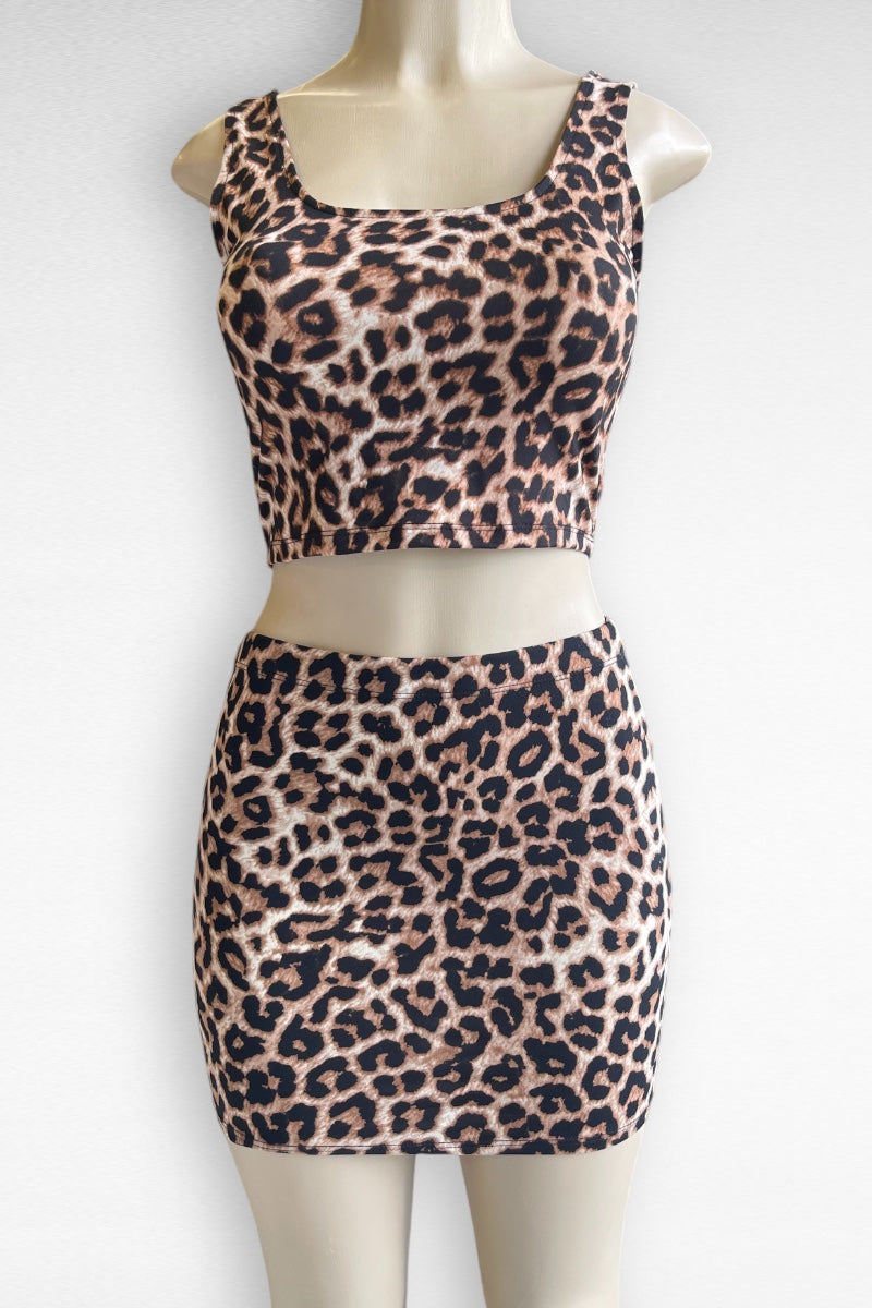 Leopard Print Tank Top