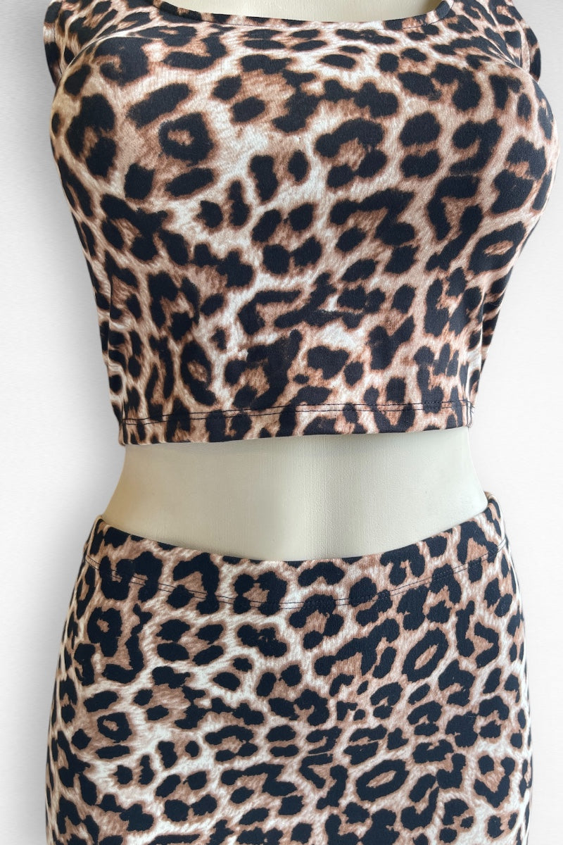 Leopard Print Tank Top