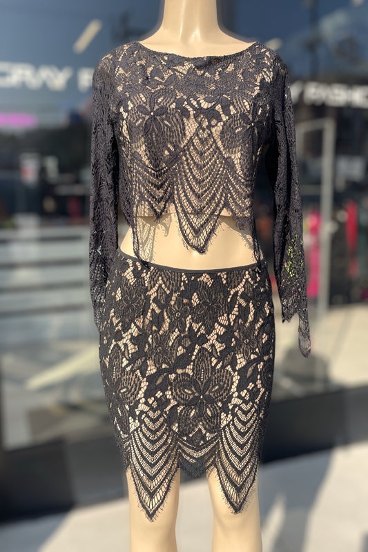 Pixie Crotchet Lace Set