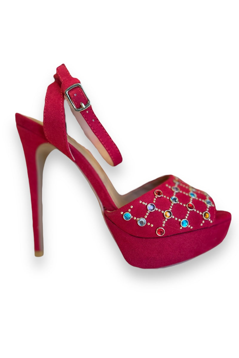 Christmas Spirits Suede Heels