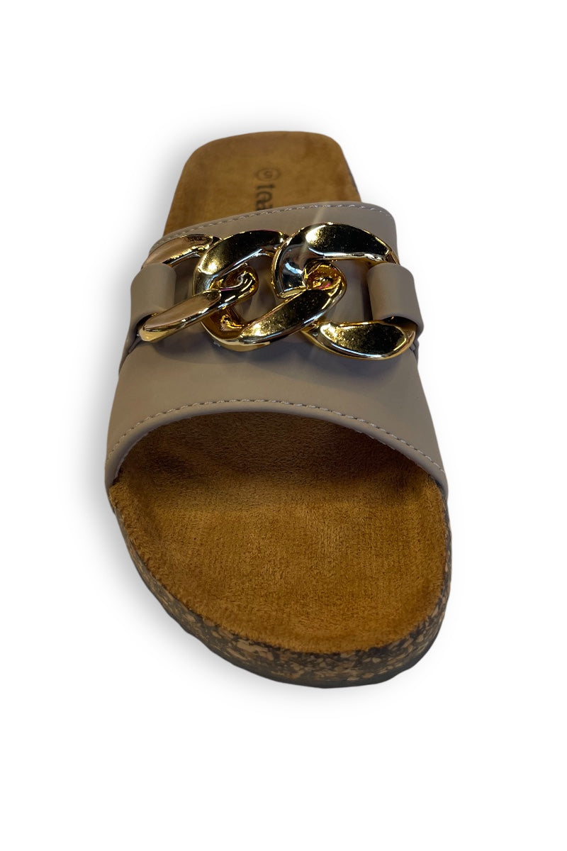 Comfort Chain Slide Sandals