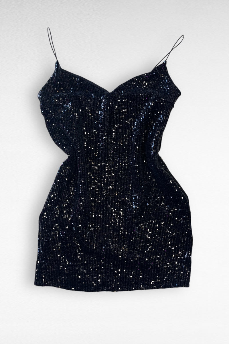 Sequin Cami Mini Dress - Plus Size