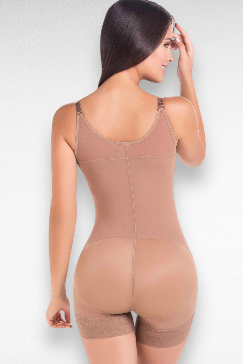 Stage 2 Bodysuit Shaper Shorts With Side Zipper