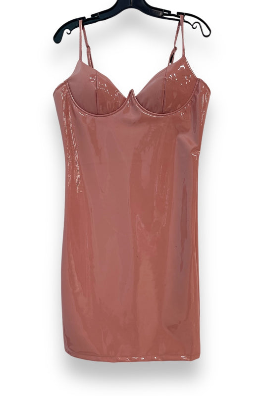 Latex Underwire Bustier Bodycon Dress