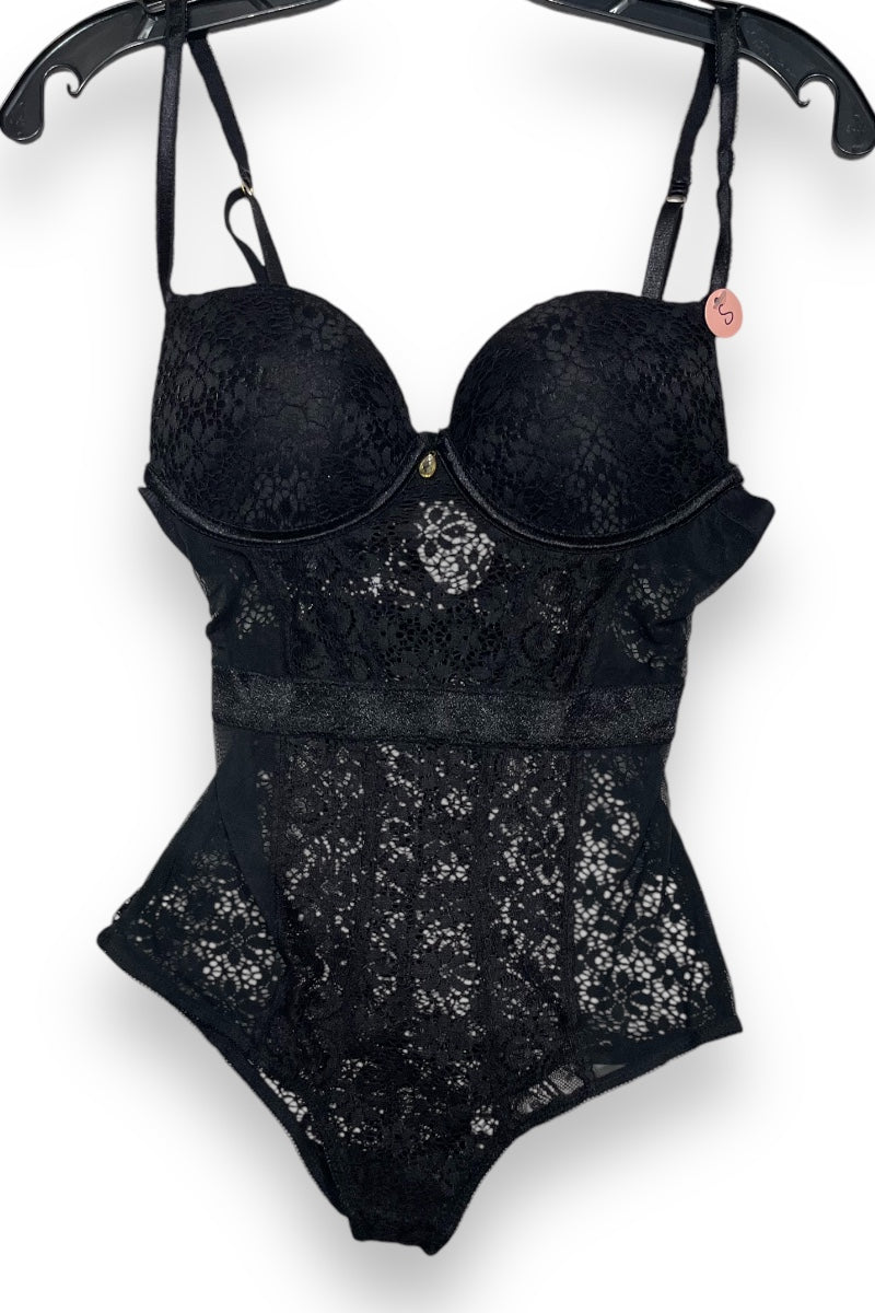 Bustier Lace Cinched Teddy Bodysuit