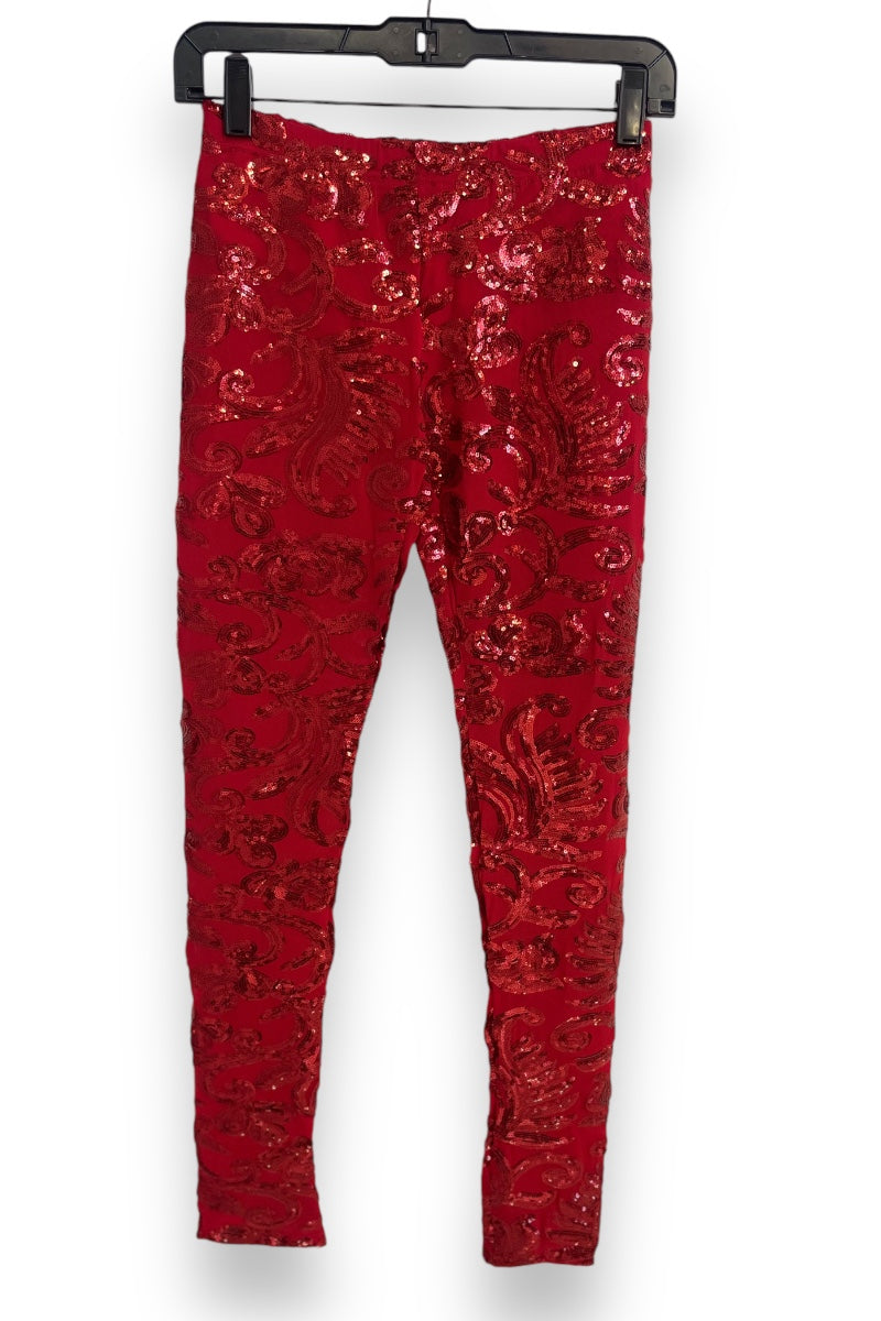 Sequin Textured Print Top and Pants Set