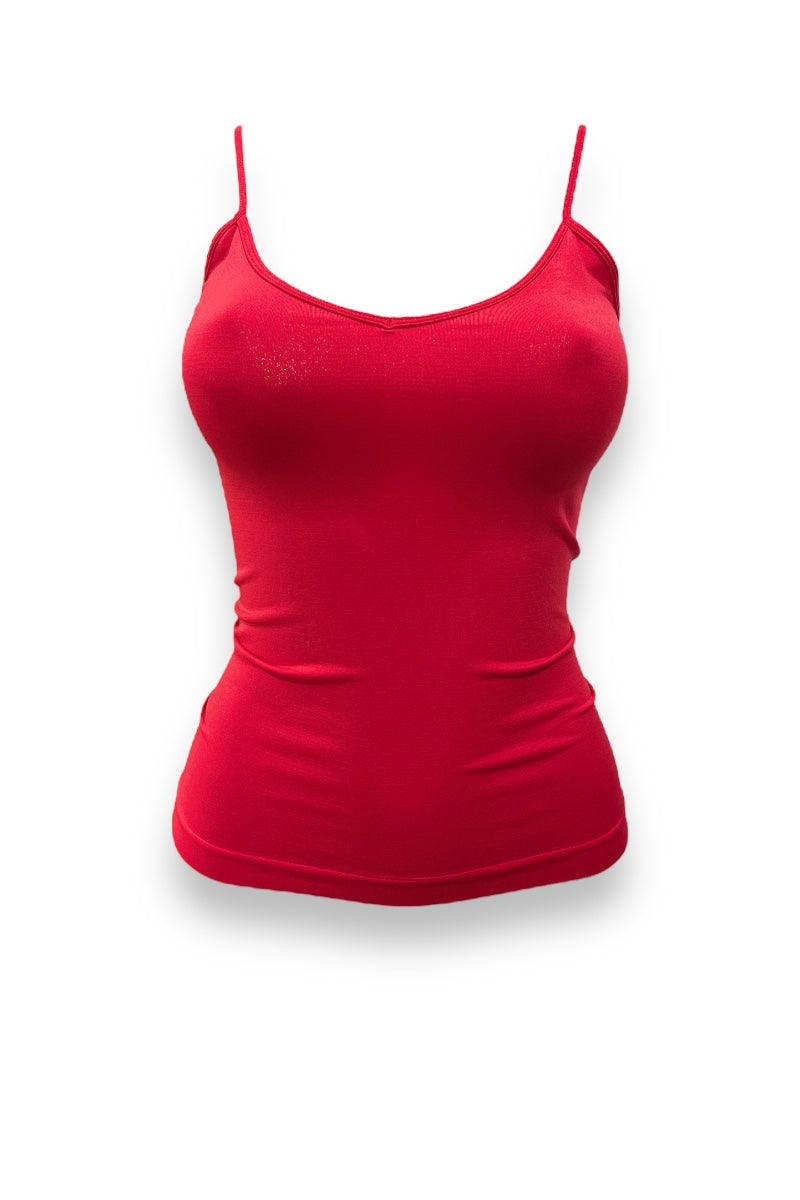 Basic Fitted V Neck Cami