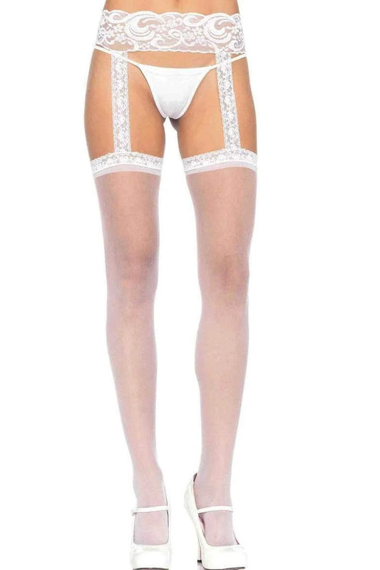 Thea Garter Belt Thigh High