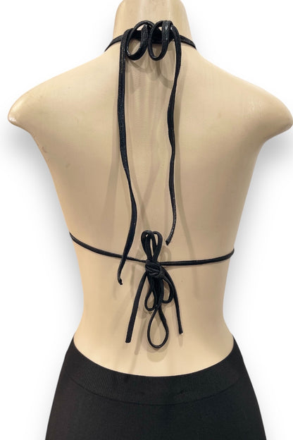 Metallic Triangle Bikini Bralette