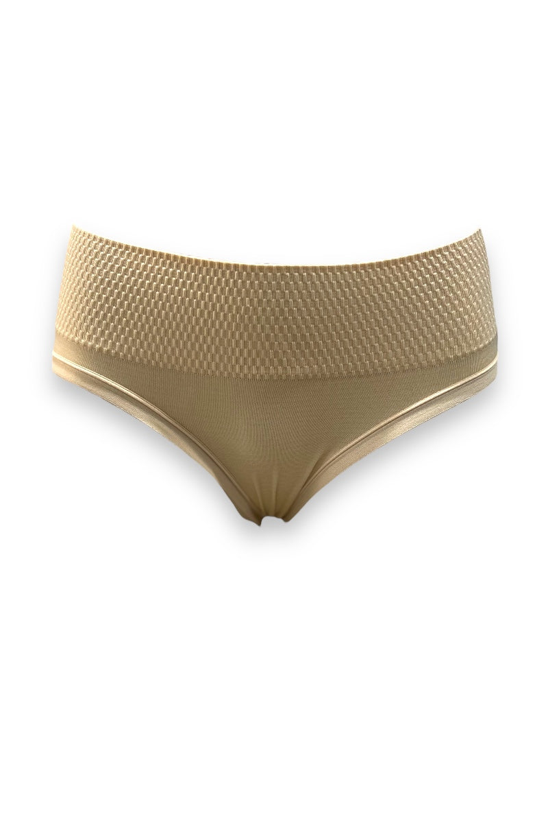 Seamless Shaper Bikini Panty  - Beige