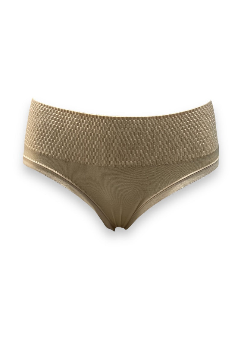 Seamless Shaper Bikini Panty  - Beige