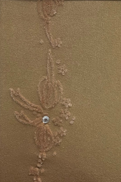 Flocking & Rhinestone Pantyhose 