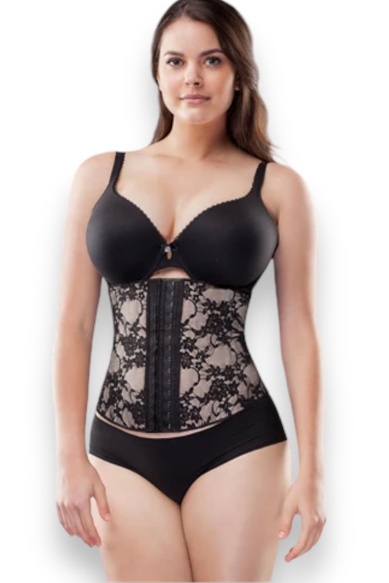 Light Short Lace Waist Cincher Corset 