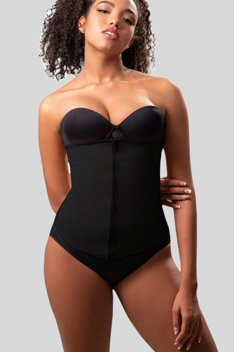 Gigi Zipper Girdle Corset Waist Cincher