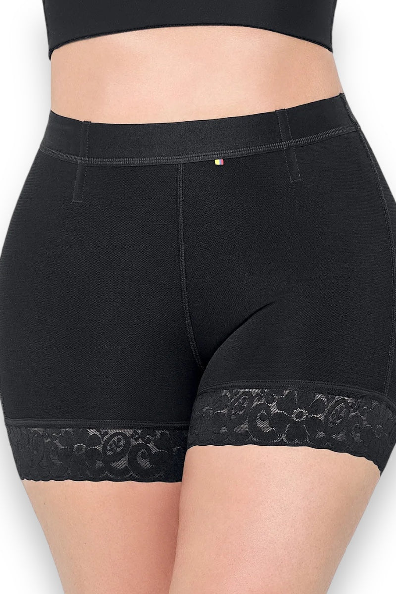 High Waisted Butt Lifter Shaper Shorts - High Compression