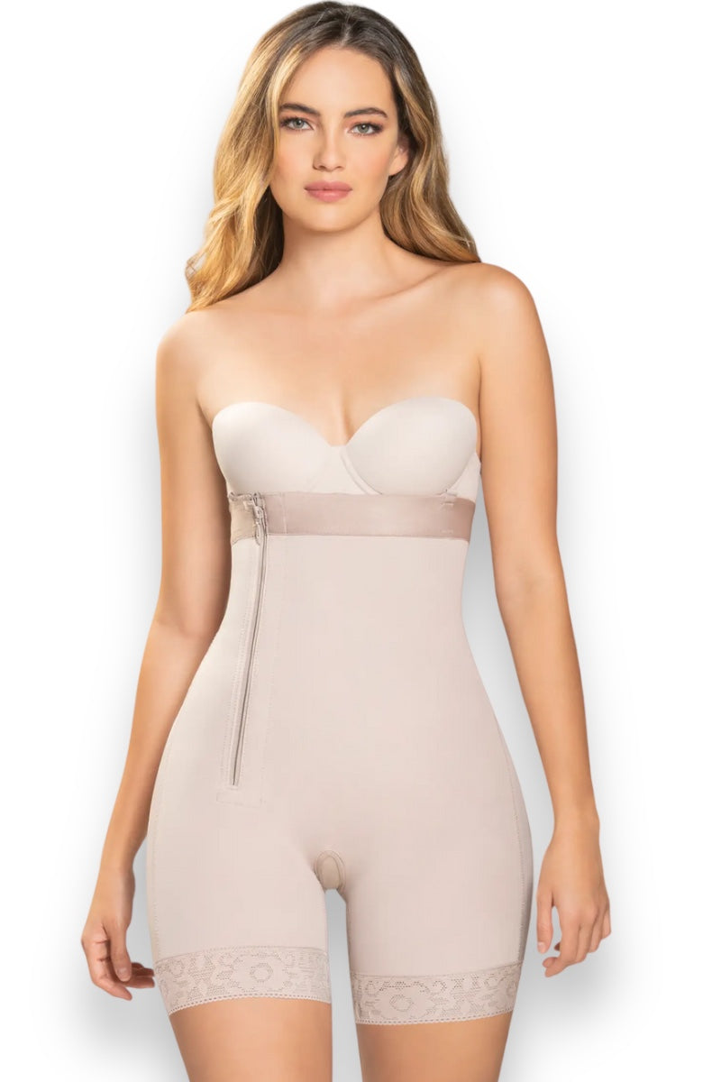 Strapless Boyshort Ultra Silhouette Side Zipper Shaper