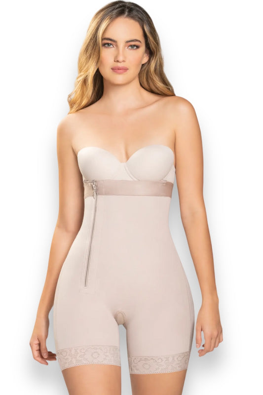 Strapless Boyshort Ultra Silhouette Side Zipper Shaper