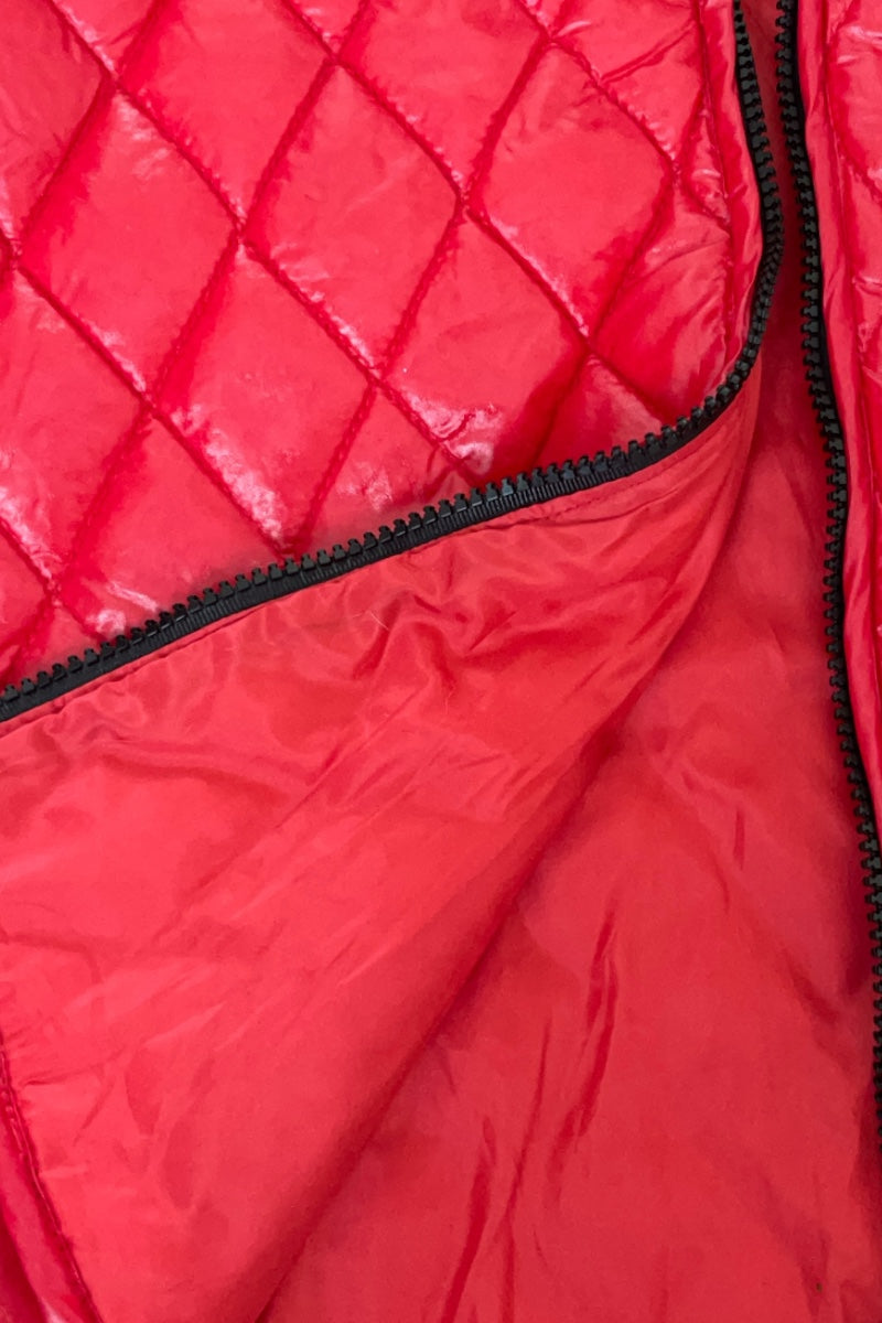 Winter Quilted Zipper Hooded Jacket