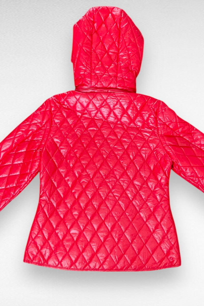 Winter Quilted Zipper Hooded Jacket