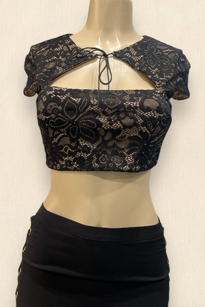 Lace Cropped Top