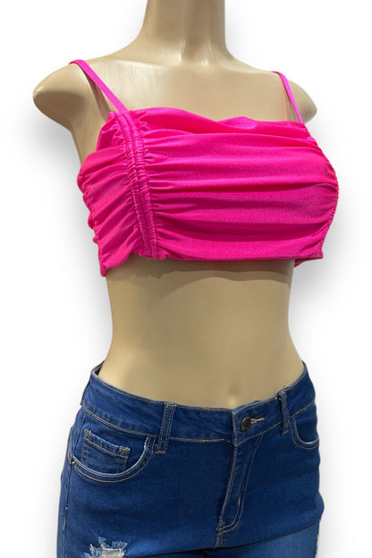 Ruched Little Crop Top