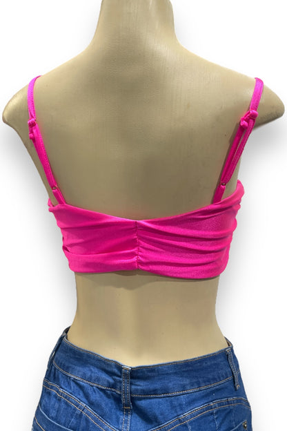 Ruched Little Crop Top