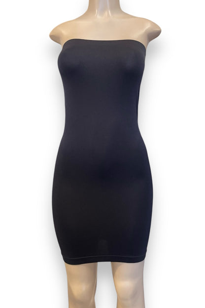 Tube Solid Mini Dress