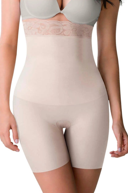 High Waisted Colombian Shapewear Shorts | Butt Lifter Body Shaper
