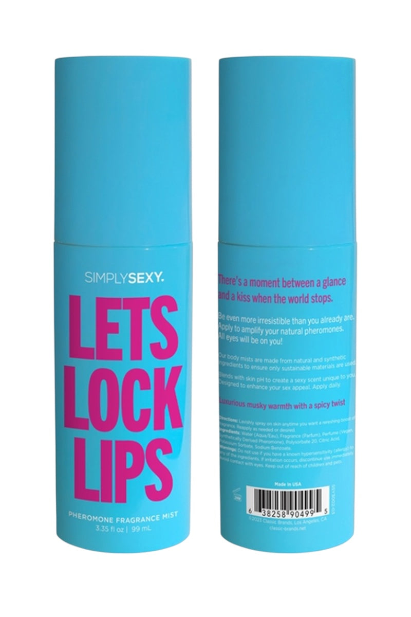 Simply Sexy Pheromone Fragrance Mist - Let's Lock Lips