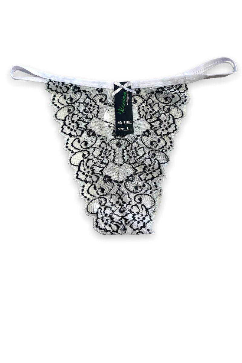 Crotchet Lace Panty Thong #2109