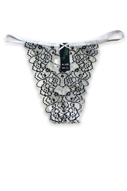 Crotchet Lace Panty Thong #2109